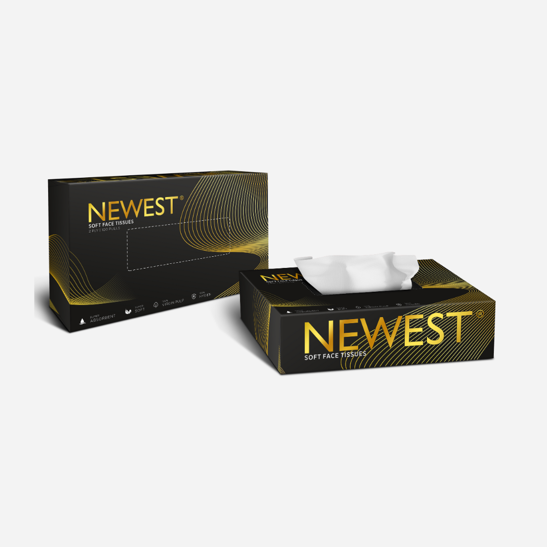 NEWEST SOFT FACE TISSUES 100 PULLS