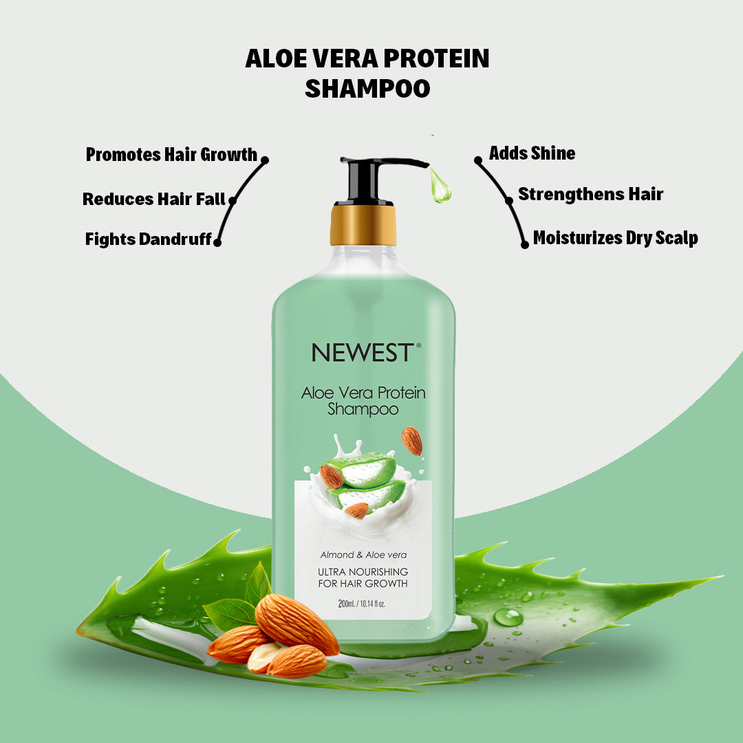 NEWEST ALOE VERA PROTEIN SHAMPOO 200ML
