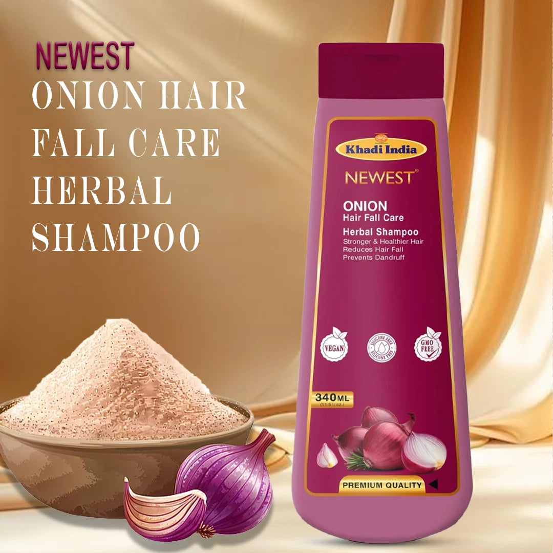 NEWEST ONION HAIR FALL CARE HERBAL SHAMPOO 340ML
