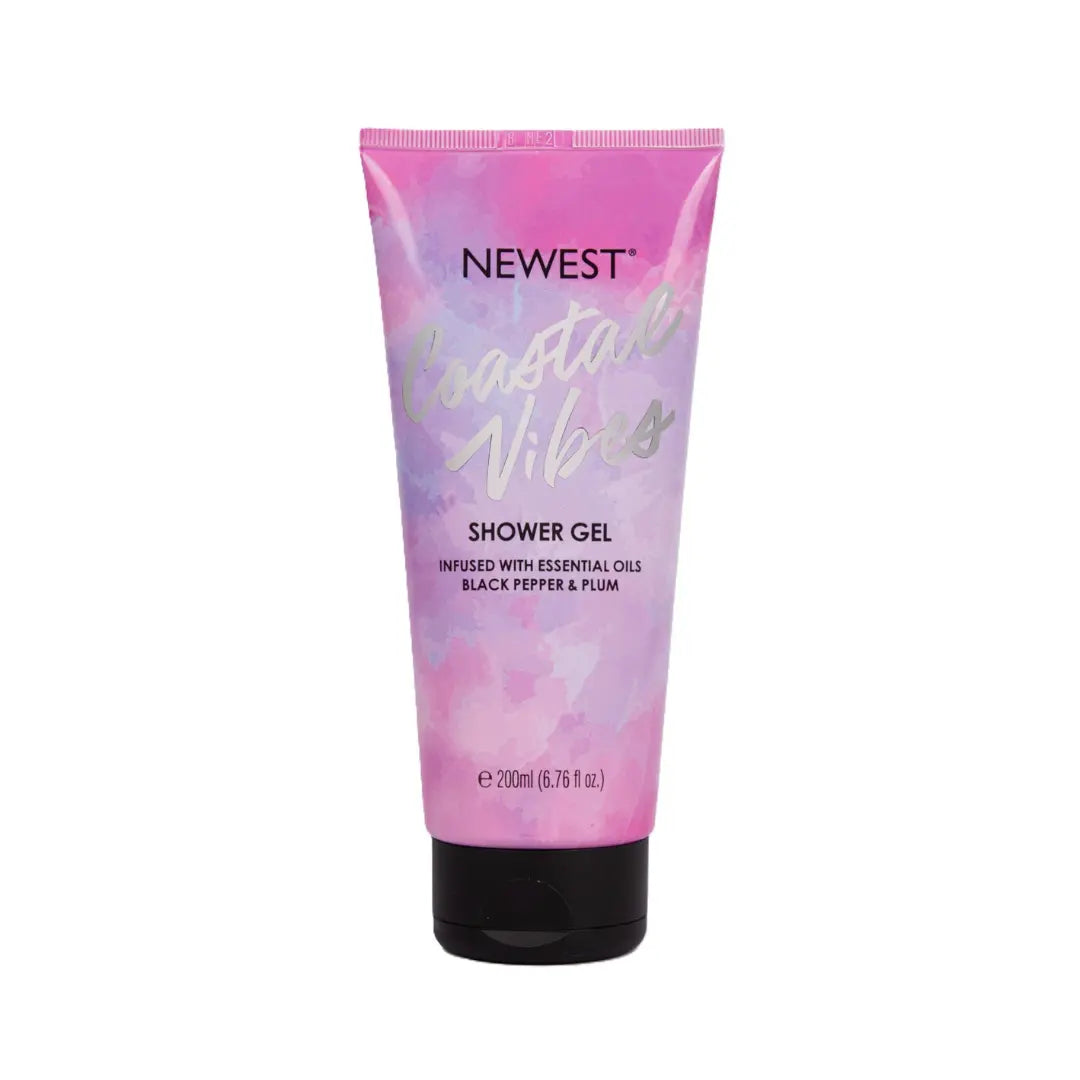 NEWEST COASTAL VIBES PLUM & BLACK PEPPER SHOWER GEL 200ML