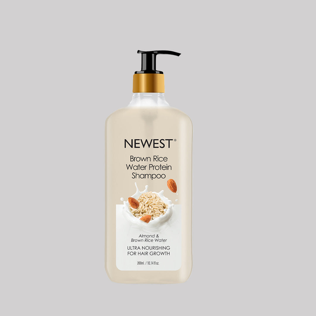 NEWEST BROWN RICE WATER PROTEIN SHAMPOO 200ML