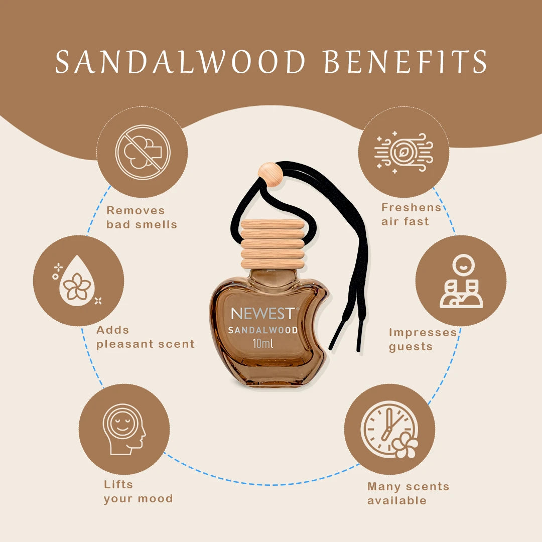 NEWEST APPLE AIR FRESHENER - SANDALWOOD (10 ML)