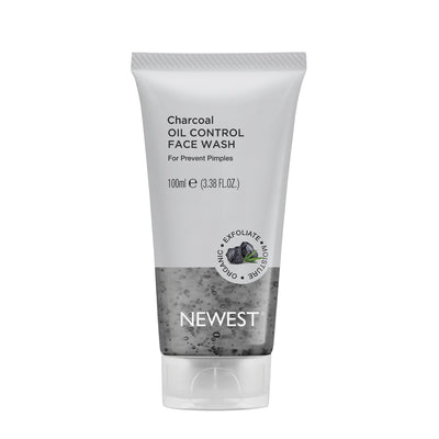 NEWEST CHARCOAL OIL CONTROL FACE WASH (100 ML)