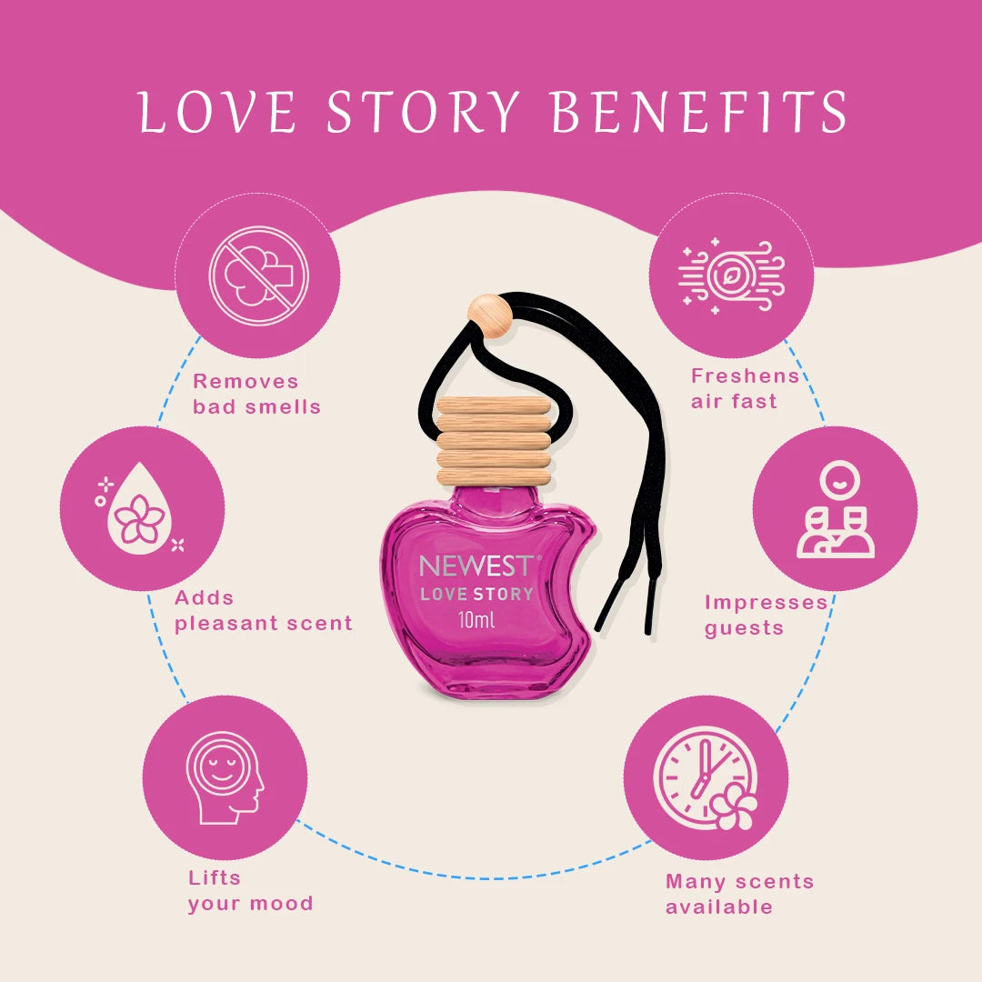 NEWEST APPLE AIR FRESHENER - LOVE STORY (10 ML)