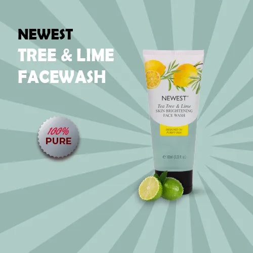 NEWEST TEA TREE & LIME FACEWASH 100ML