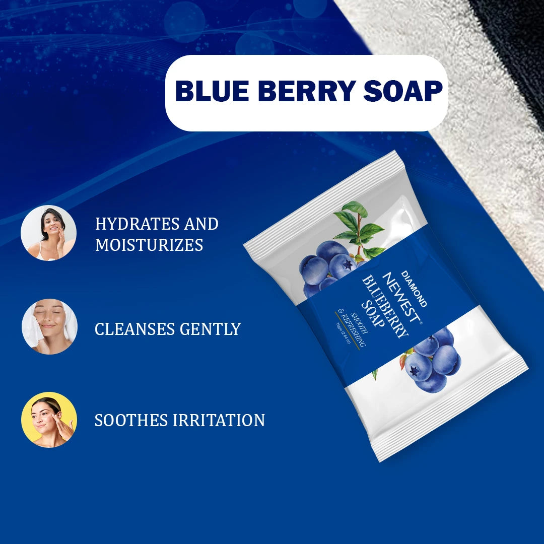 NEWEST BLUE  BERRY  SOAP 75 GM