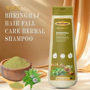 NEWEST BHRINGRAJ HAIR FALL CARE HERBAL SHAMPOO 340ML