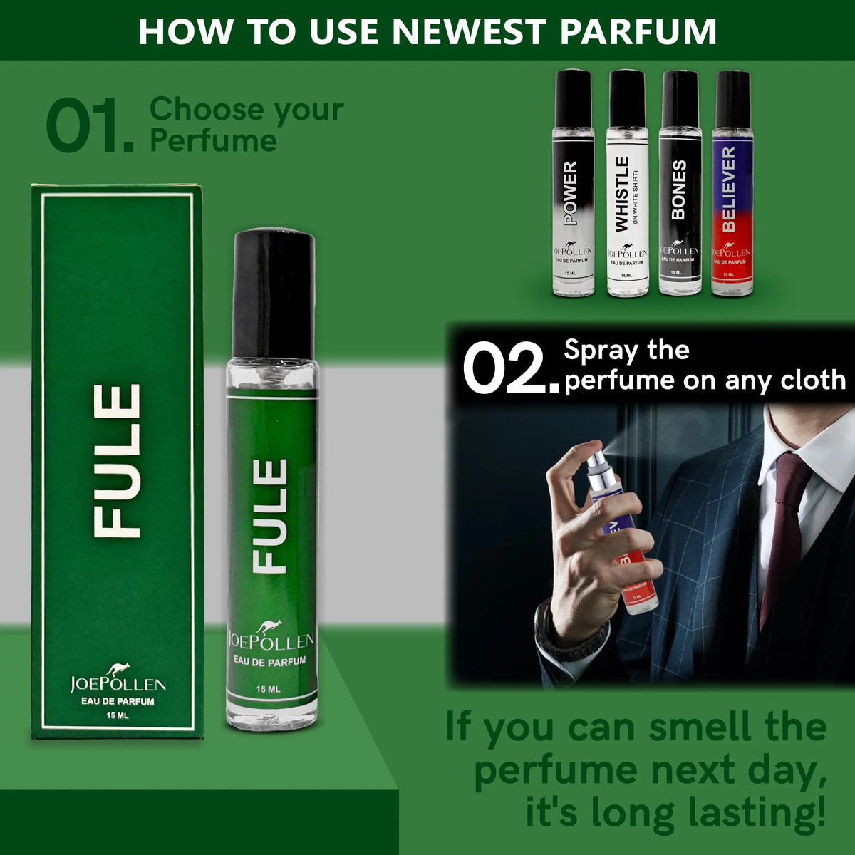 JOE POLLEN FUEL PERFUME 15ML