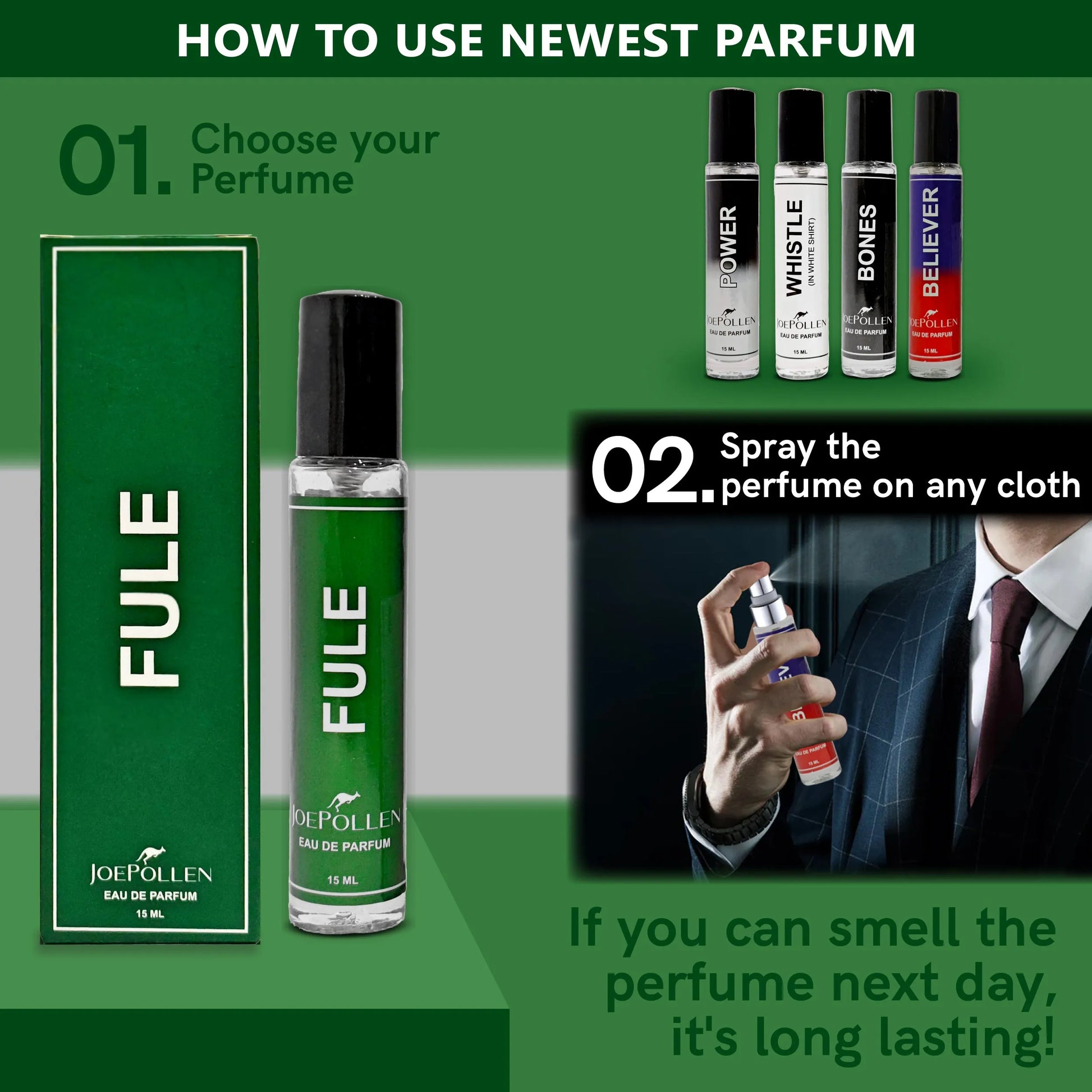 JOE POLLEN FUEL PERFUME 15ML