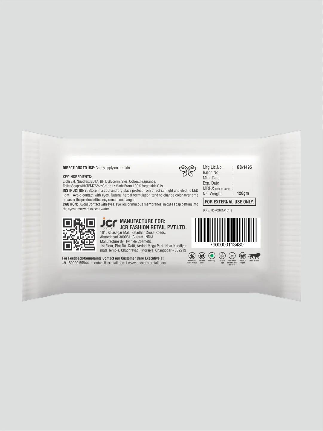 NEWEST LICHI SOAP 75GM