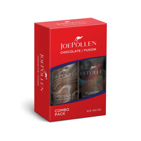 JOE POLLEN CHOCOLATE/FUSION DEO COMBO FOR HIM(150ML+150ML)
