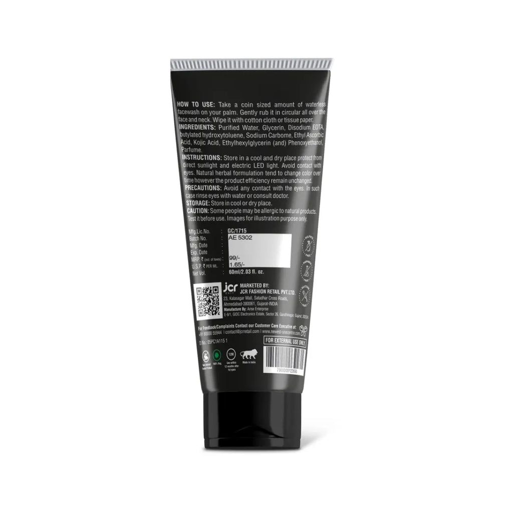 NEWEST SMART WATERLESS FACEWASH - Whitening & Brightening (60ML)