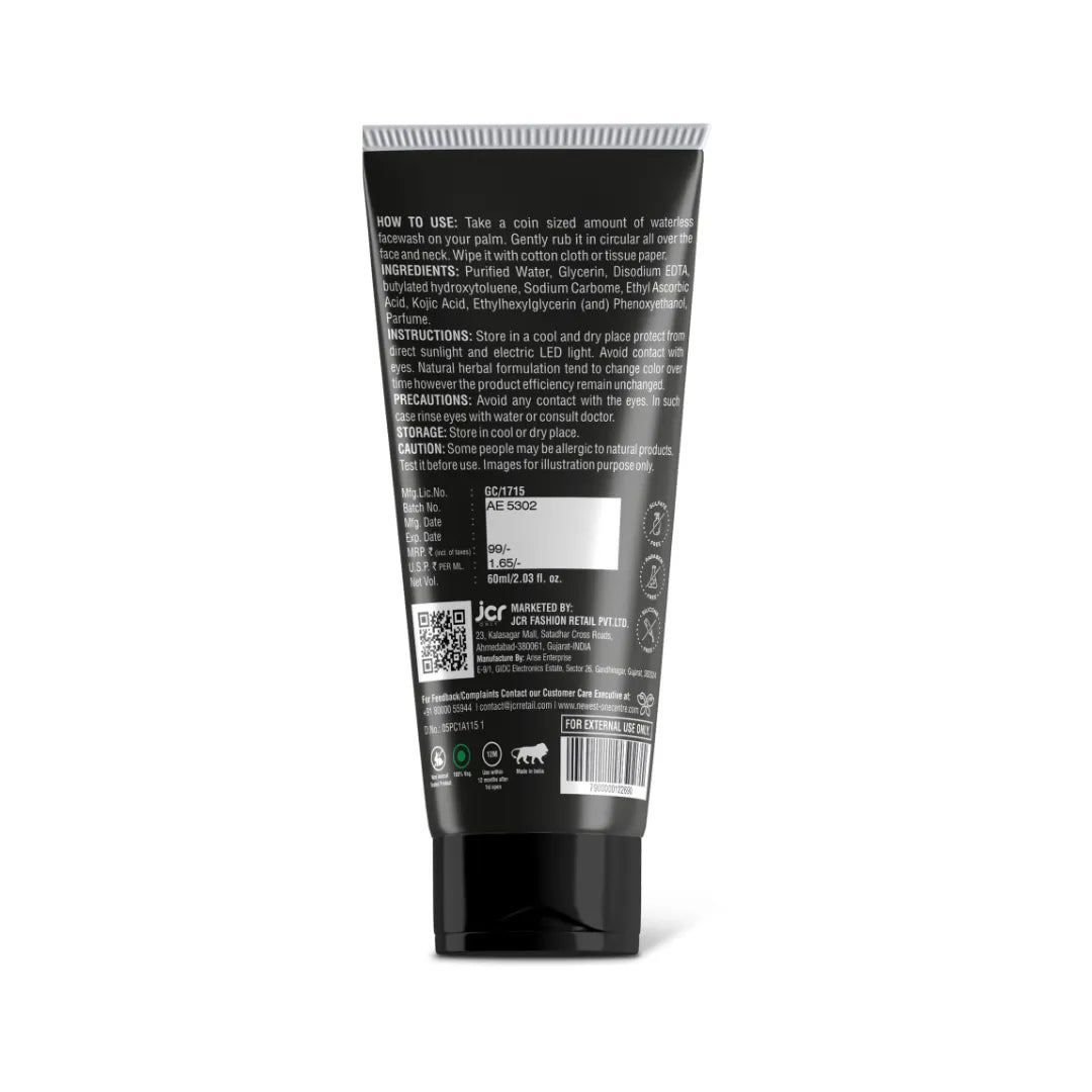 NEWEST SMART WATERLESS FACEWASH - Whitening & Brightening (60ML)