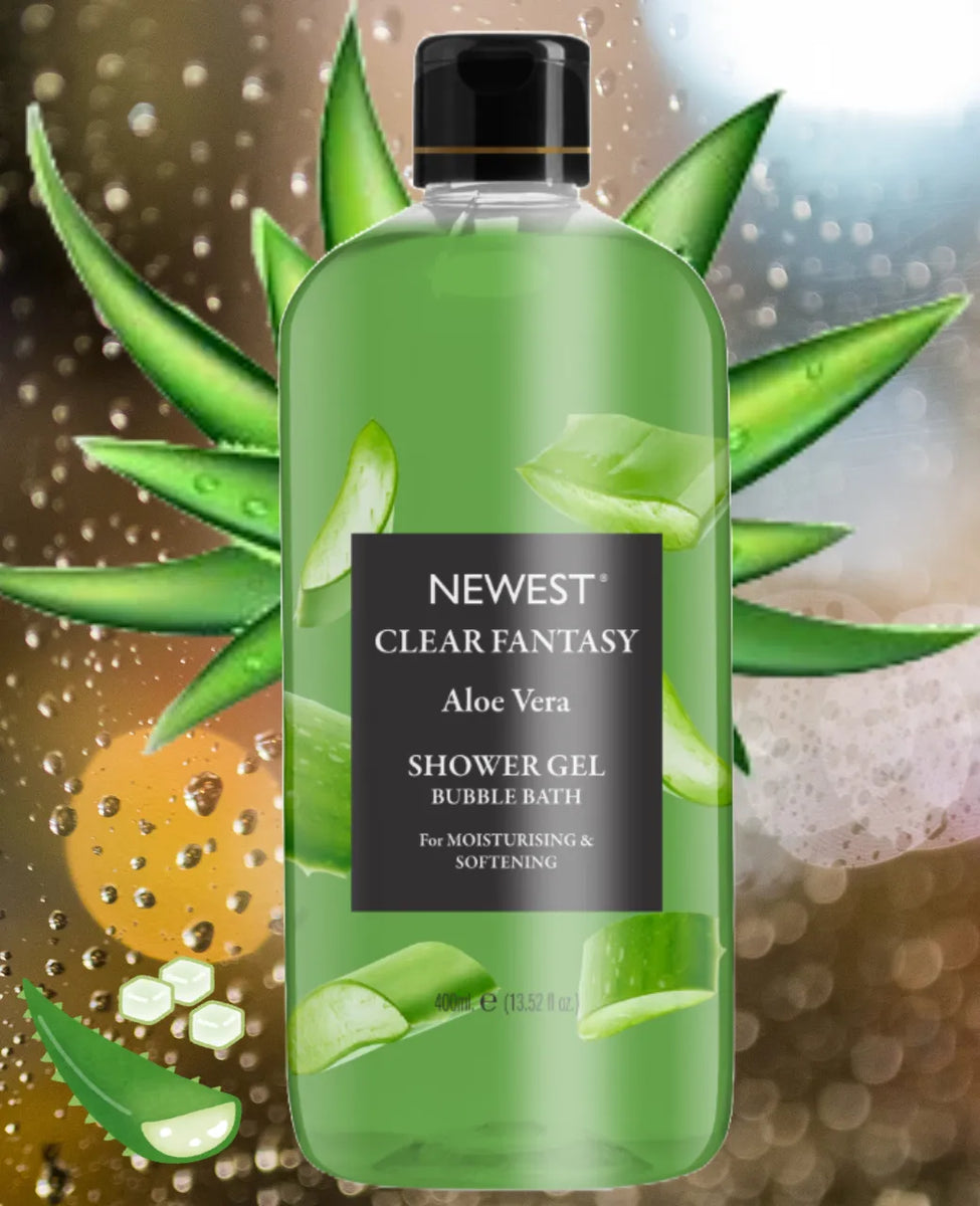 NEWEST CLEAR FANTASY ALOVERA SHOWER GEL 300ML
