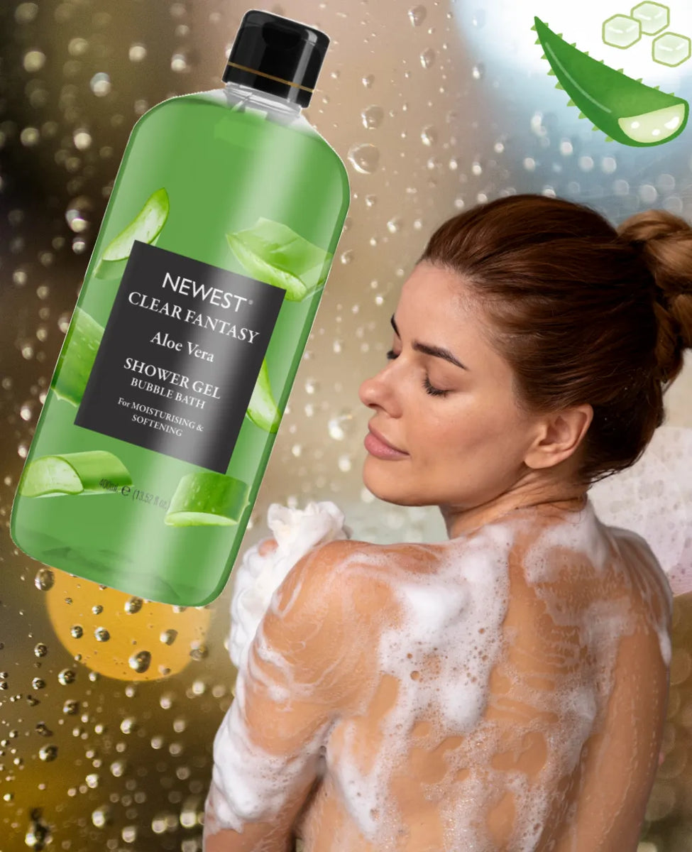 NEWEST CLEAR FANTASY ALOVERA SHOWER GEL 300ML