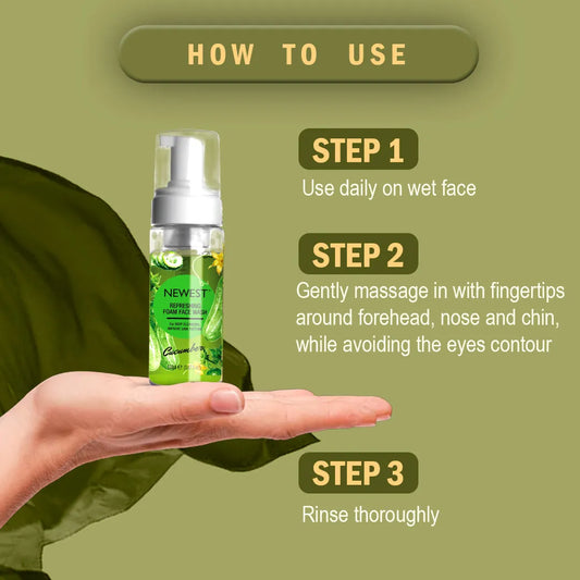NEWEST CUCUMBER FOAM FACE WASH 100ML
