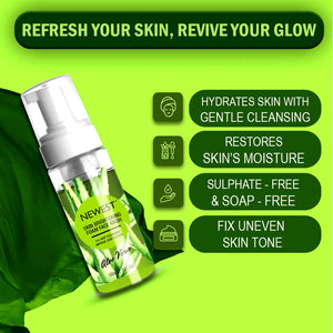 NEWEST ALOEVERA FOAM FACE WASH 100ML