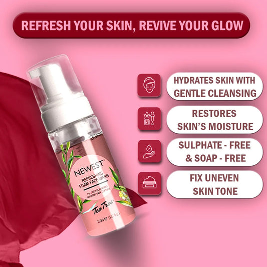 NEWEST TEA TREE FOAM FACE WASH 100ML