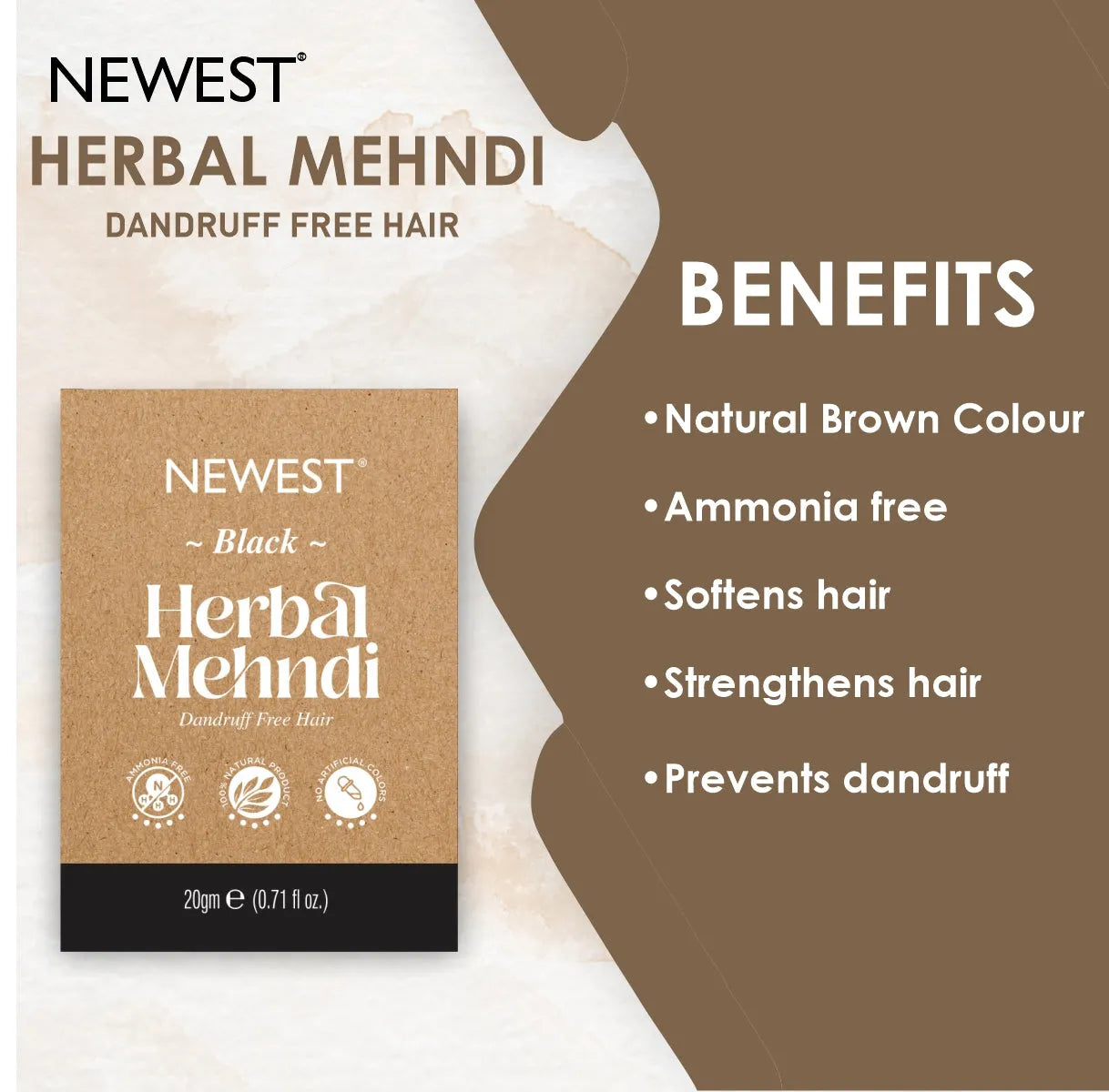 NEWEST Herbal Natural Black Mahendi