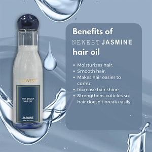 NEWEST NON STICK HAIR OIL JASMINE 200ML