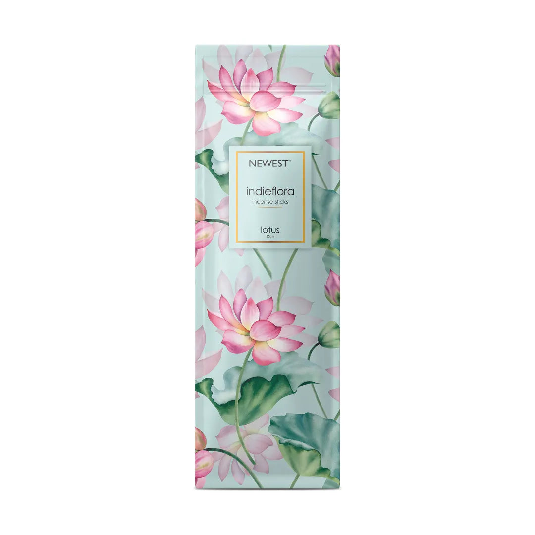 NEWEST INDIEFLORA INCENSE STICKS - LOTUS (50GM)