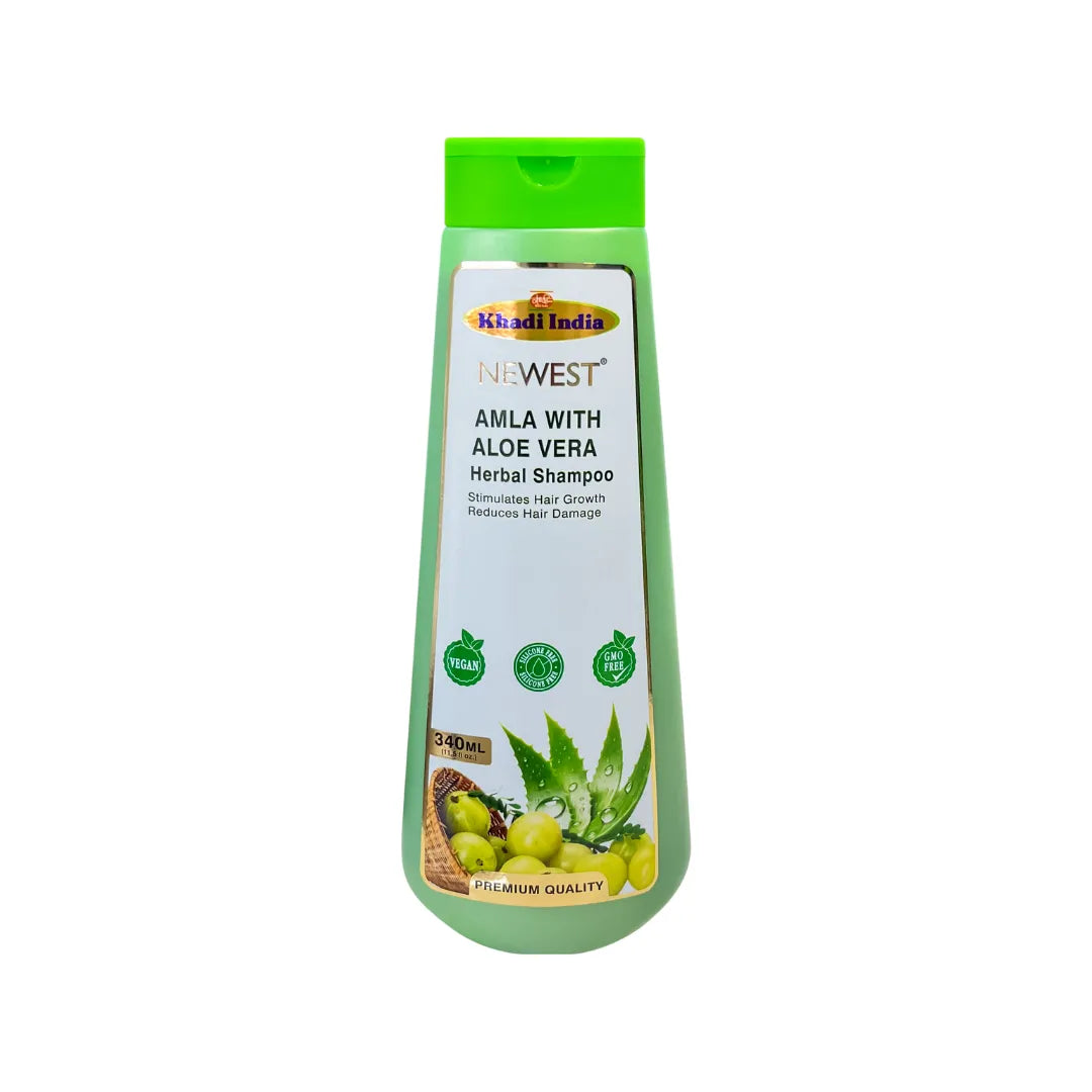 NEWEST AMLA WITH ALOE VERA HERBAL SHAMPOO 340ML