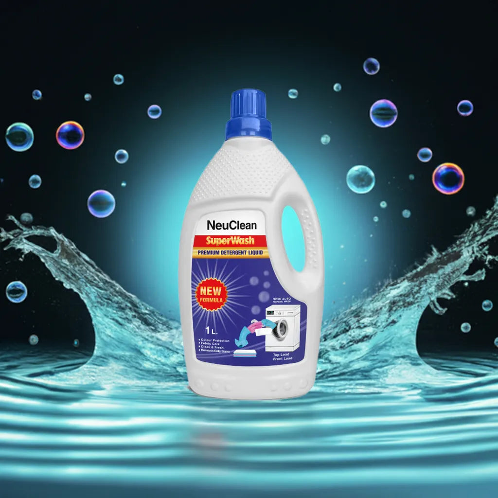 NEUCLEAN SUPER WASH LIQUID DETERGENT 1 LTR