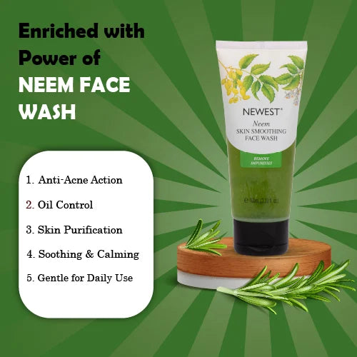 NEWEST NEEM FACE WASH 100ML