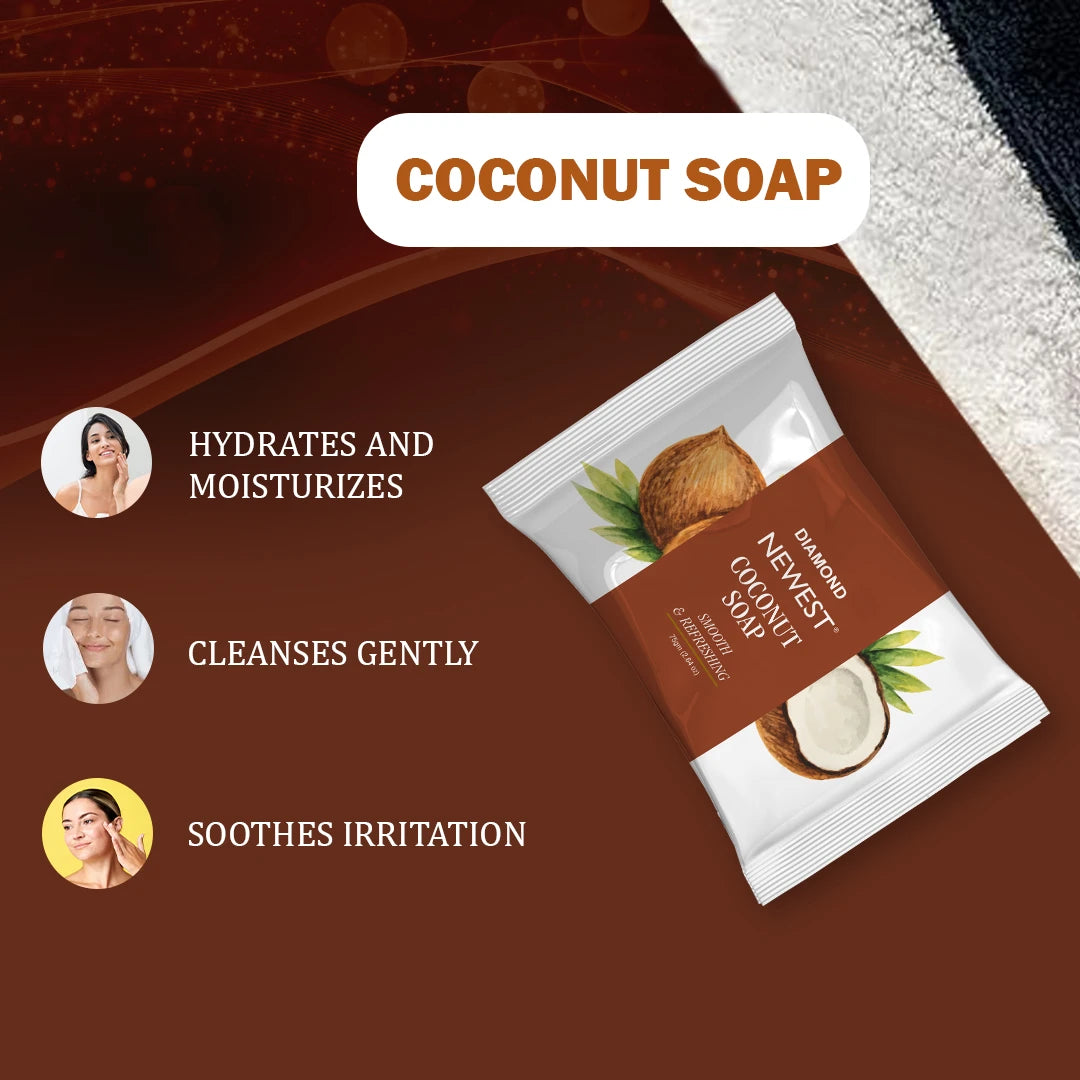 NEWEST TUNDER COCONUT SOAP 75 GM