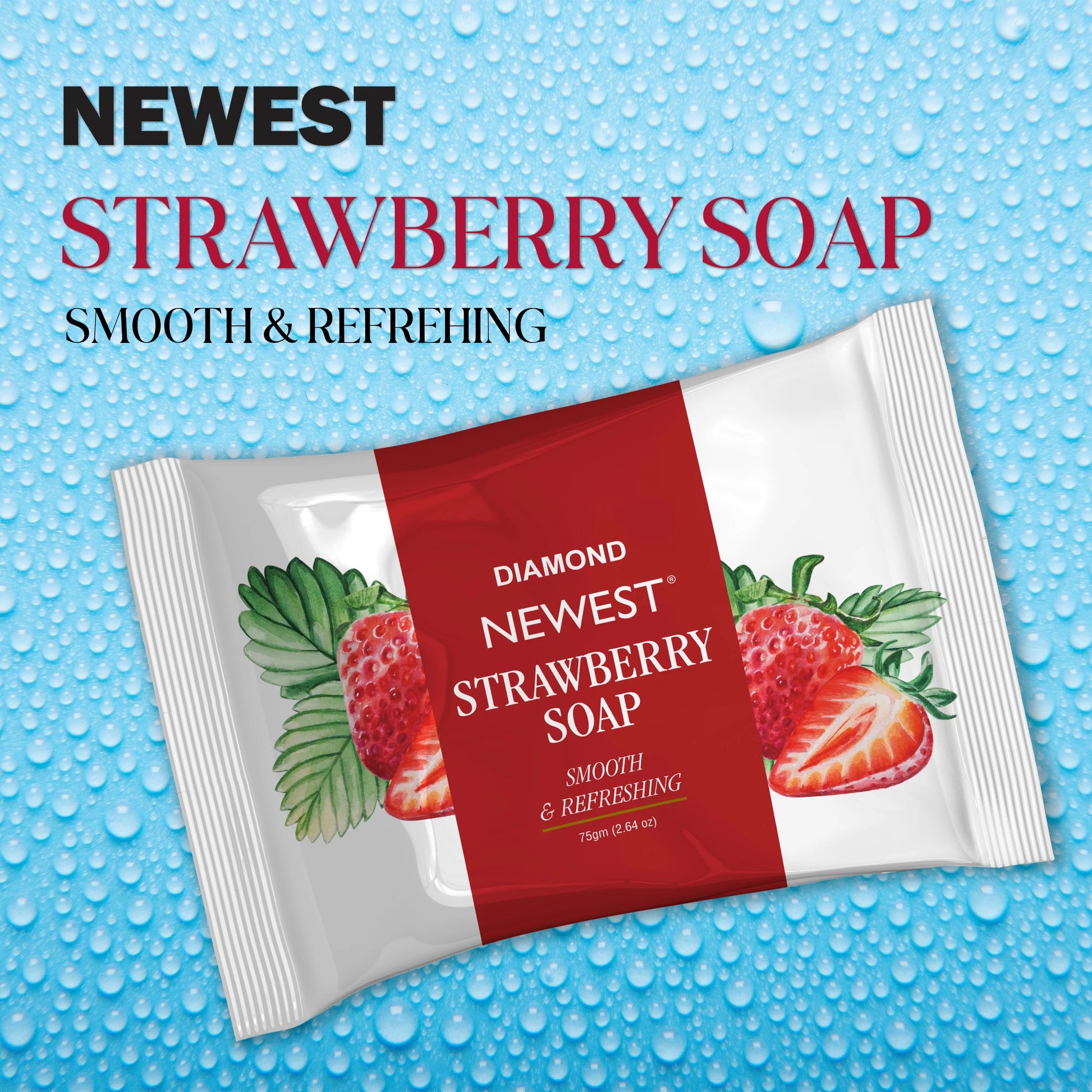 NEWEST STRAWBERRY SOAP 75 GM