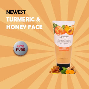 NEWEST TURMERIC & HONEY FACE WASH 100ML