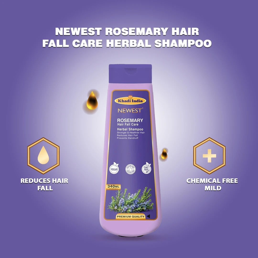NEWEST ROSEMARY HAIR FALL CARE HERBAL SHAMPOO 340ML