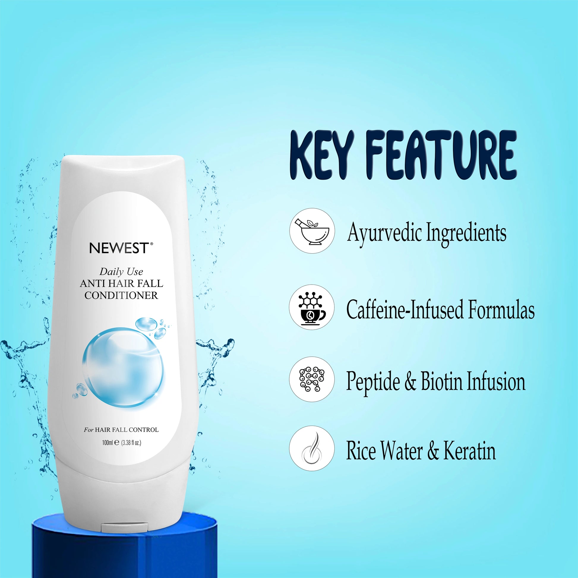 NEWEST DAILY USE ANTI HAIR FALL CONDITIONER 100ML