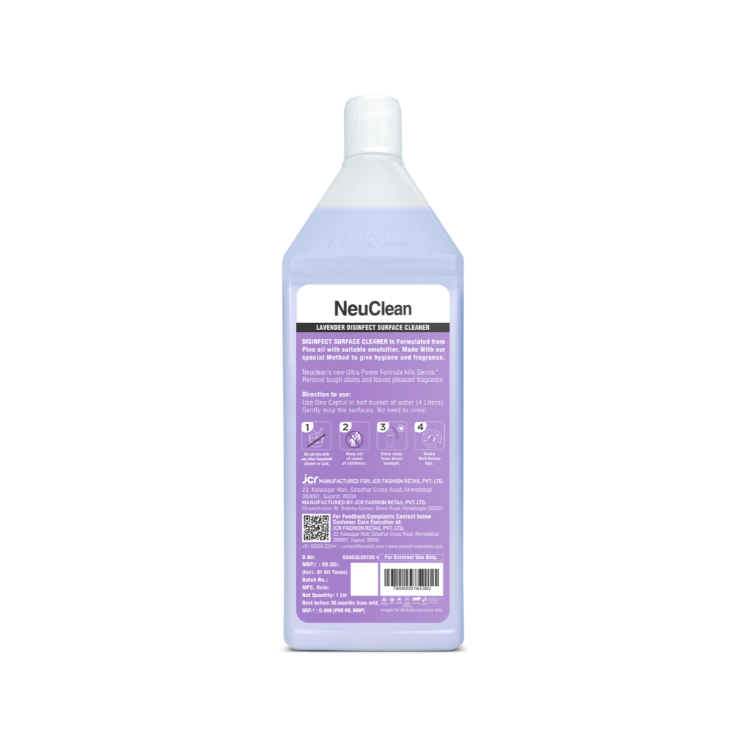 NEUCLEAN DISINFECT SURFACE CLEANER 10X ULTRA POWER- Lavender(1L)