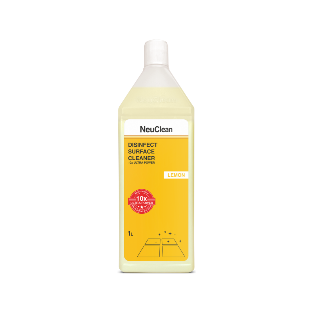 NEUCLEAN DISINFECT SURFACE CLEANER 10X ULTRA POWER- Lemon (1L)