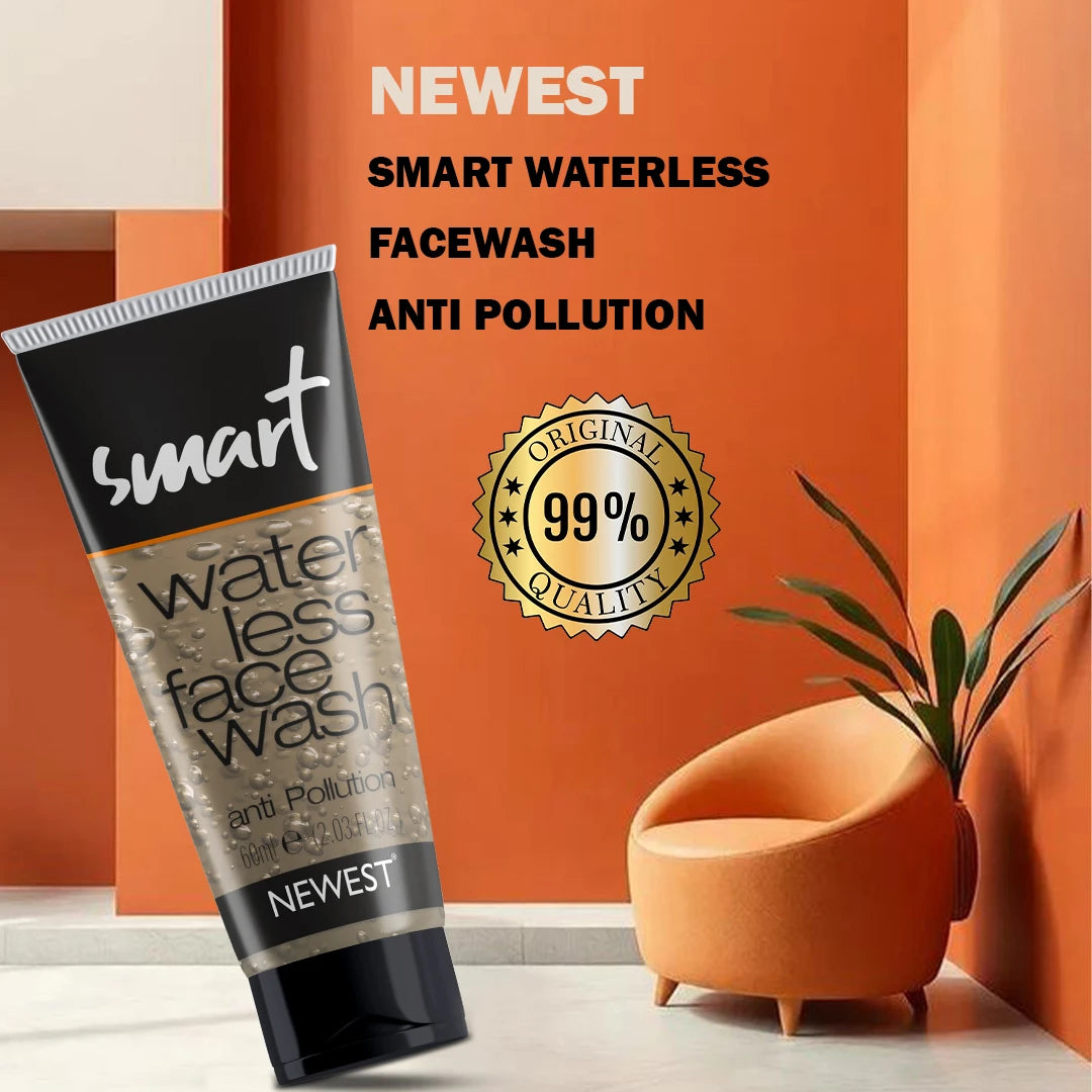 NEWEST SMART WATERLESS FACE WASH - ANTI POLLUTION (60ML)