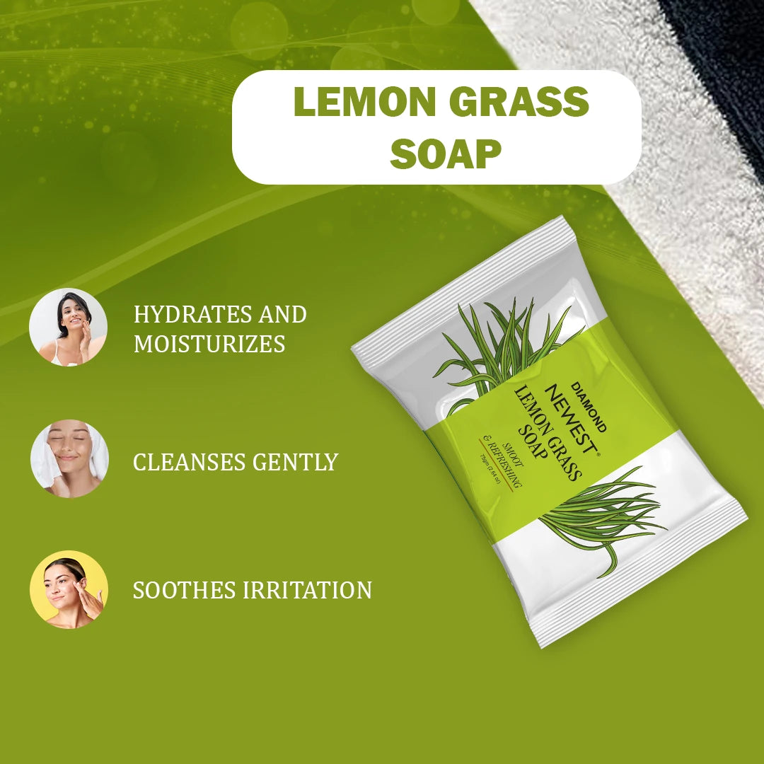 NEWEST LEMON  GRASS SOAP 75 GM