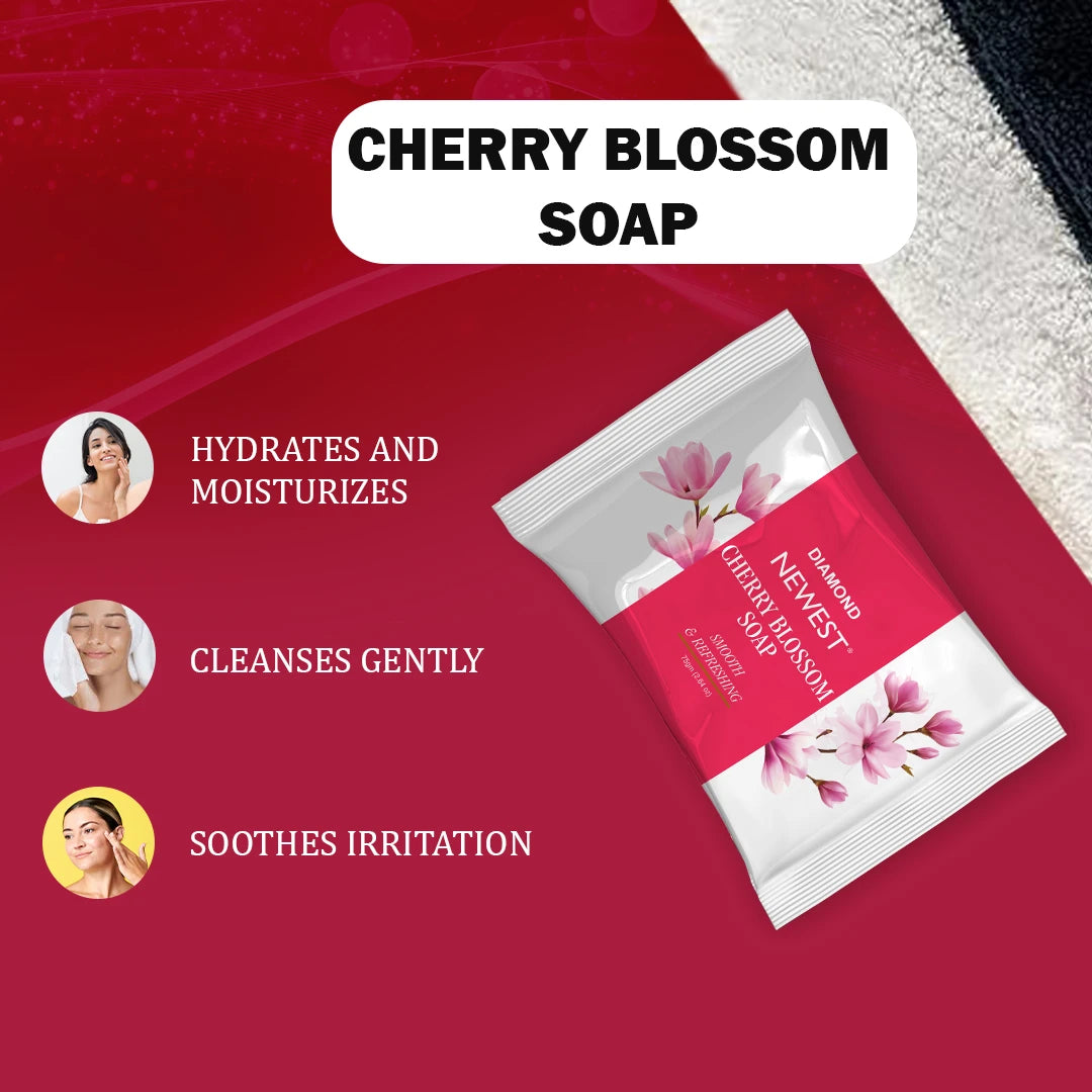NEWEST CHERRY BLOSSOM SOAP 75 GM