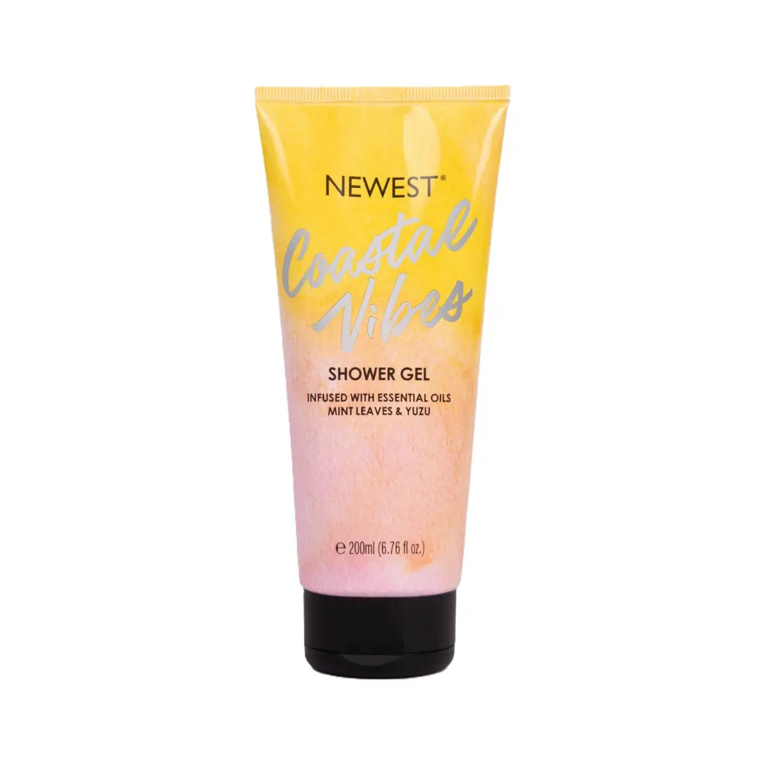 NEWEST COASTAL VIBES YUZU & MINT LEAVES SHOWER GEL 200ML