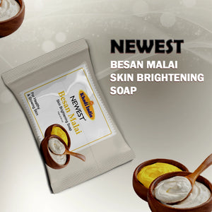 NEWEST BESAN MALAI SKIN BRIGHTENING SOAP 75GM