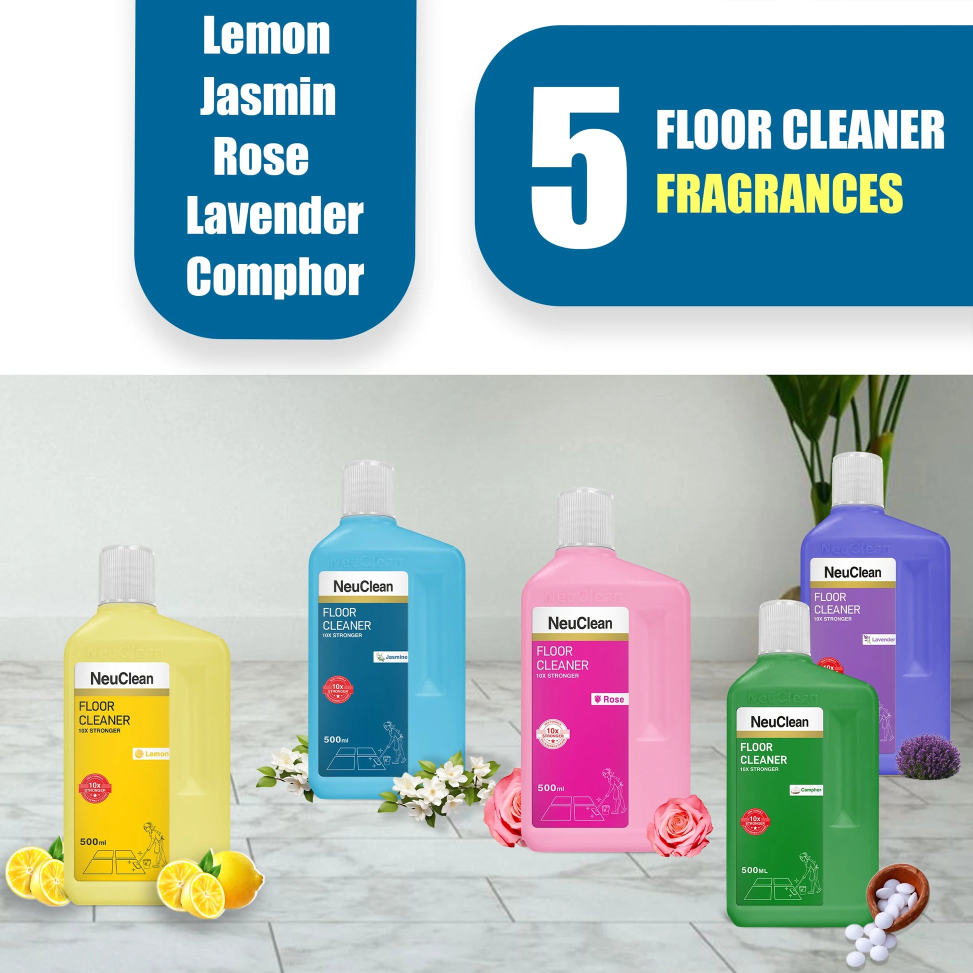 NEUCLEAN JASMIN FLOOR CLEANER 500ML