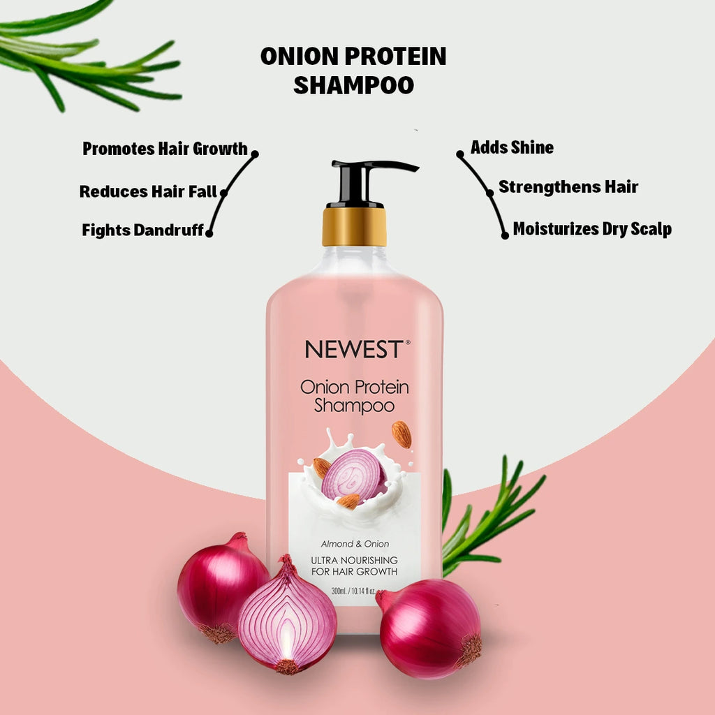NEWEST ONION ALMOND PROTEIN SHAMPOO 200ML