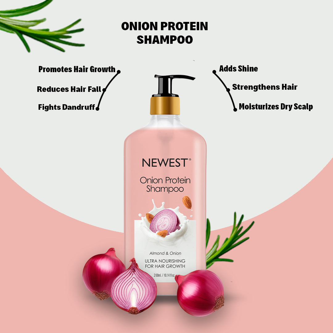 NEWEST ONION ALMOND PROTEIN SHAMPOO 200ML