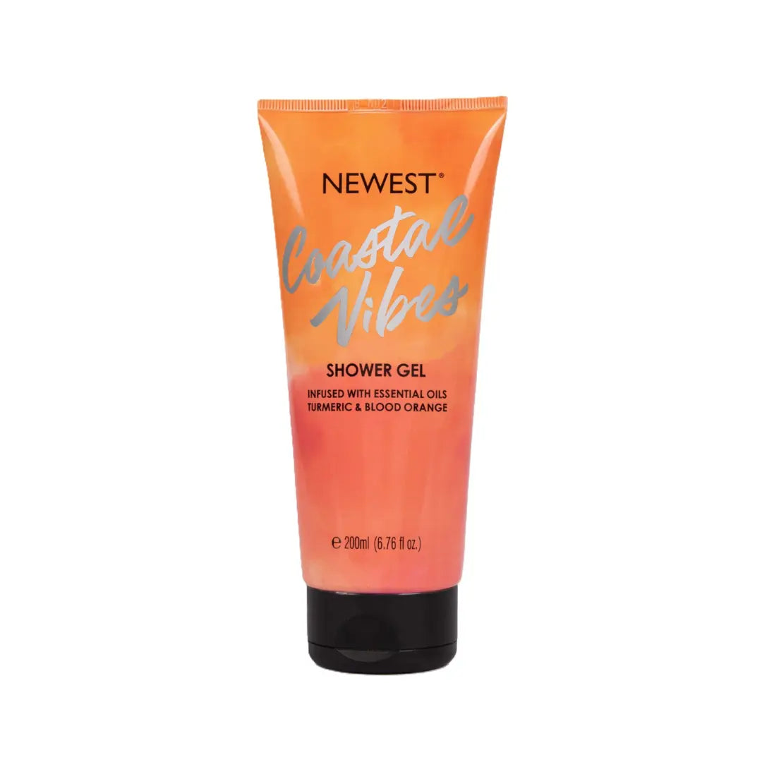 NEWEST COASTAL VIBES BLOOD ORANGE & TURMERIC SHOWER GEL 200ML