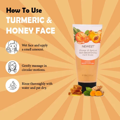 NEWEST TURMERIC & HONEY FACE WASH 100ML
