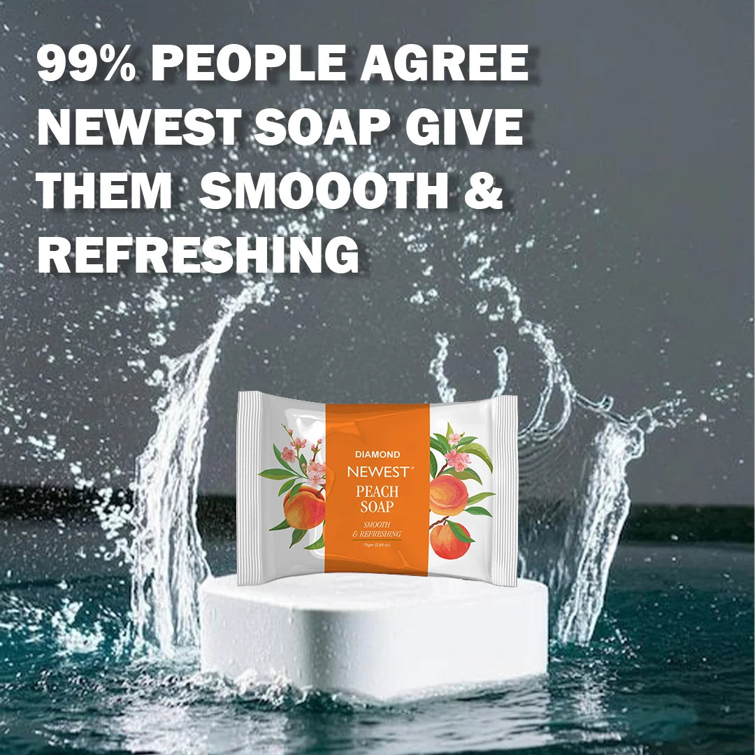 NEWEST PEACH SOAP SMOOTH & REFRESHING 75GM