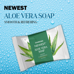 NEWEST ALOE VERA SOAP SMOOTH & REFRESHING 75GM