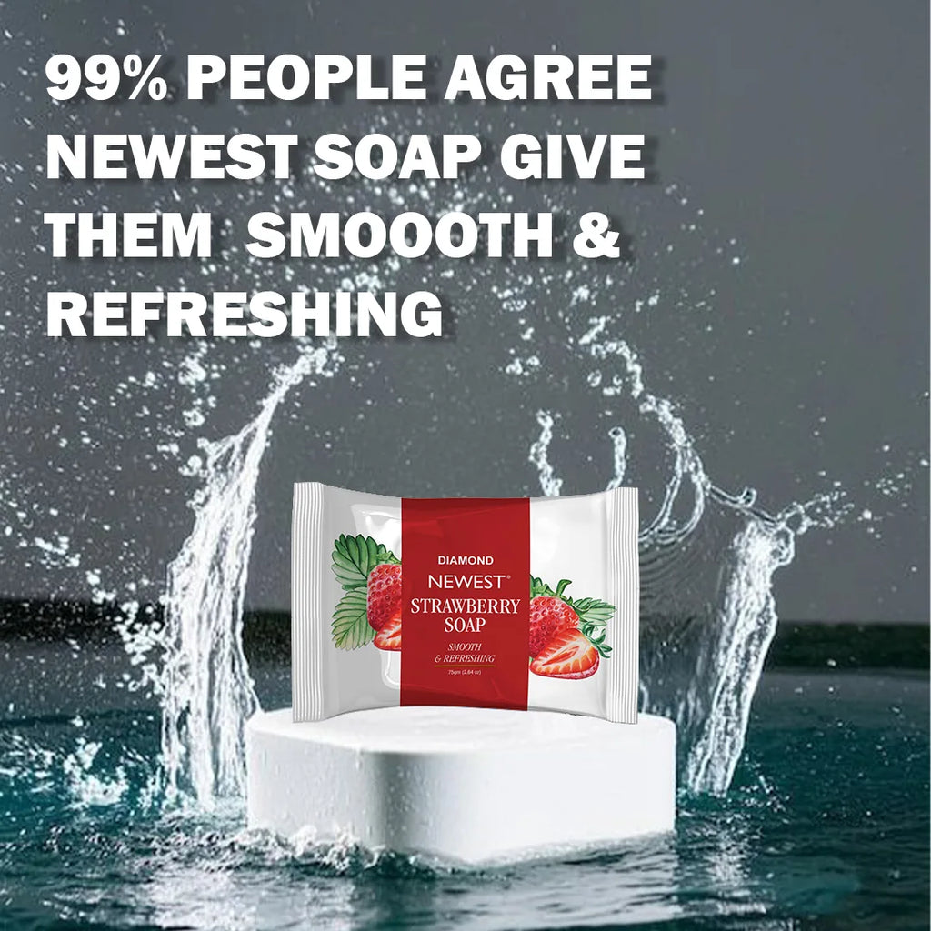 NEWEST STRAWBERRY SOAP 75 GM