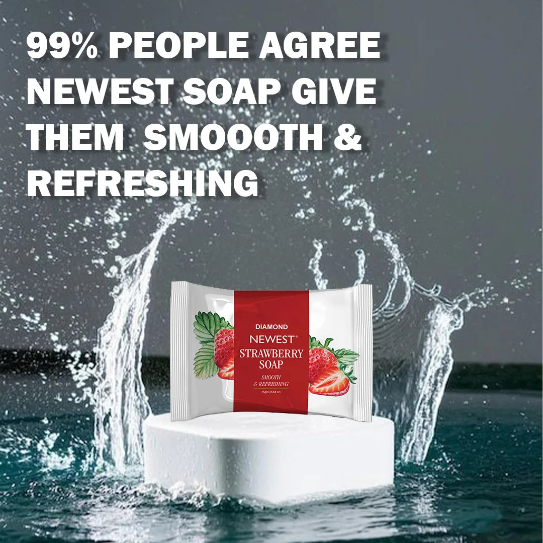 NEWEST STRAWBERRY SOAP 75 GM