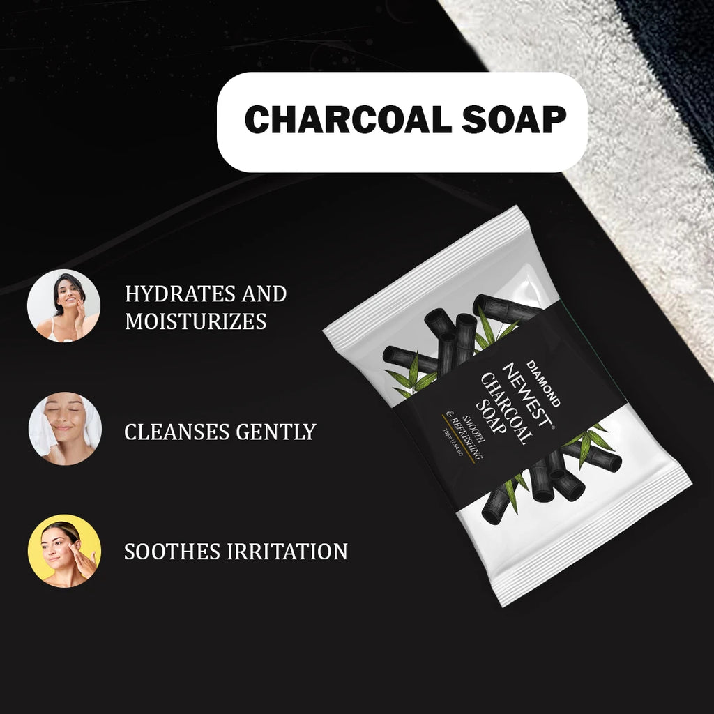 NEWEST CHARCOAL SOAP 75 GM